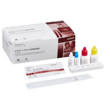 mckesson strep a test dipstick package insert|mckesson consult strep a.